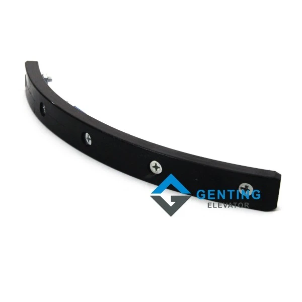 Sigma escalator handrail tension guide rail